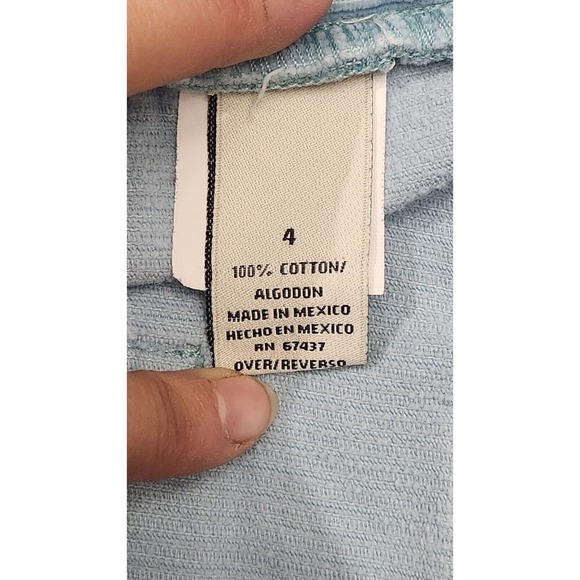 Polo Ralph Lauren Kelly Vintage Waist Pant‎ Bootcut Blue Corduroy Pants Sz 4x32 - Picture 4 of 11